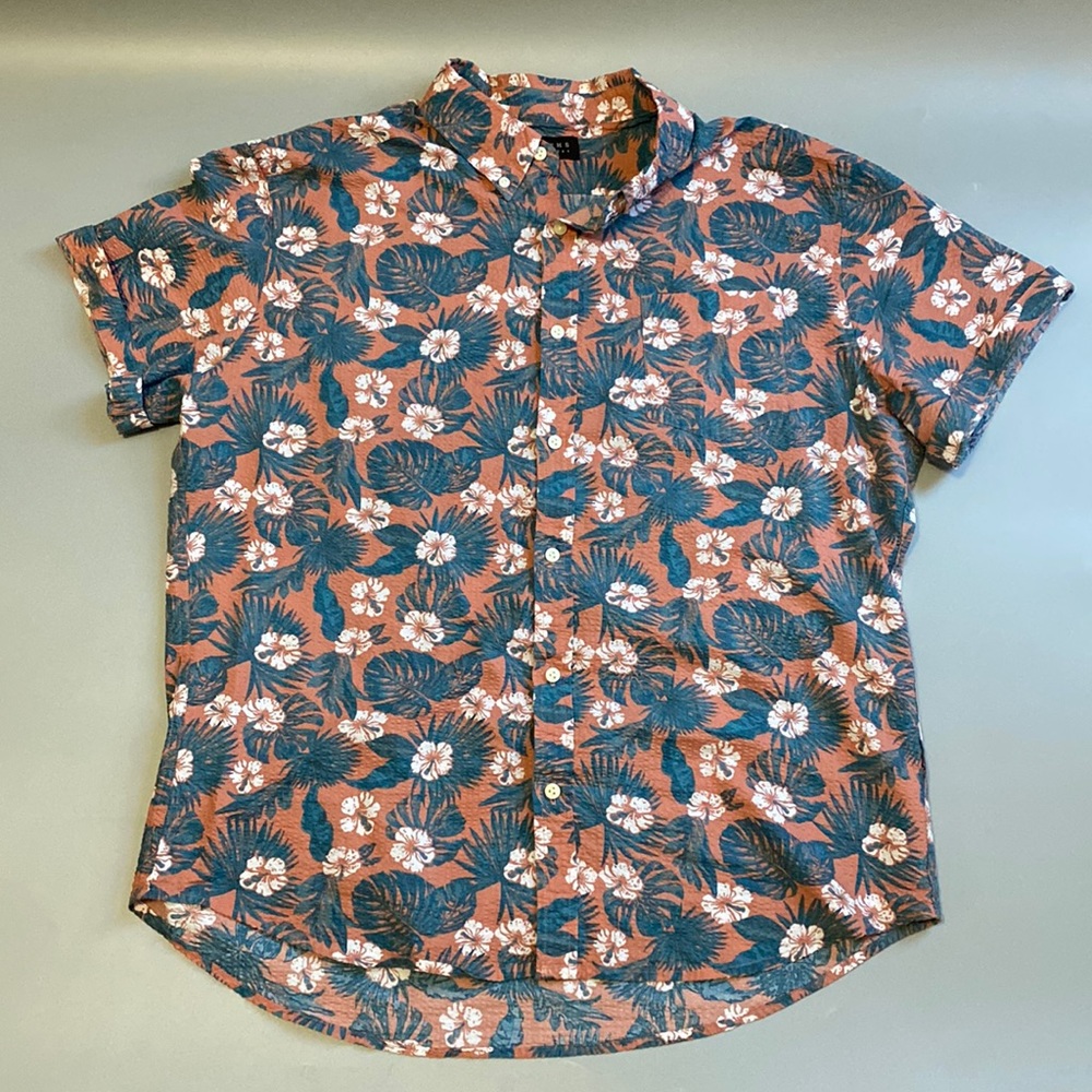 Floral Button Down Shirt SIZE XL